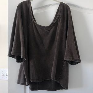 Free People We the Free Shortsleeve Waffle Tee (L)